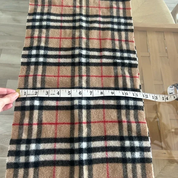 Wool Plaid Fringe Scarf - Picture 8 of 9